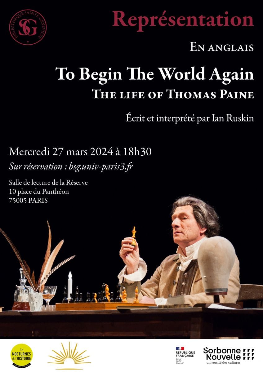 To Begin The World Again : The life of Thomas Paine