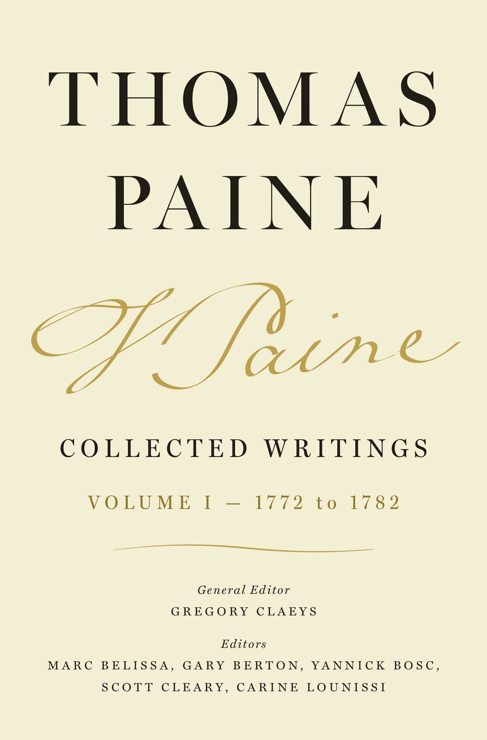 Thomas Paine Collected Writings